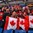BUFFALO, NEW YORK - JANUARY 4: The Batherson Family cheers on Canada's Drake Batherson #19 (not pictured) who scored a hat-trick against the Czech Republic during the semi-final round of the 2018 IIHF World Junior Championship. (Photo by Andrea Cardin/HHOF-IIHF Images)

